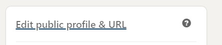 Edit LinkedIn profile URL