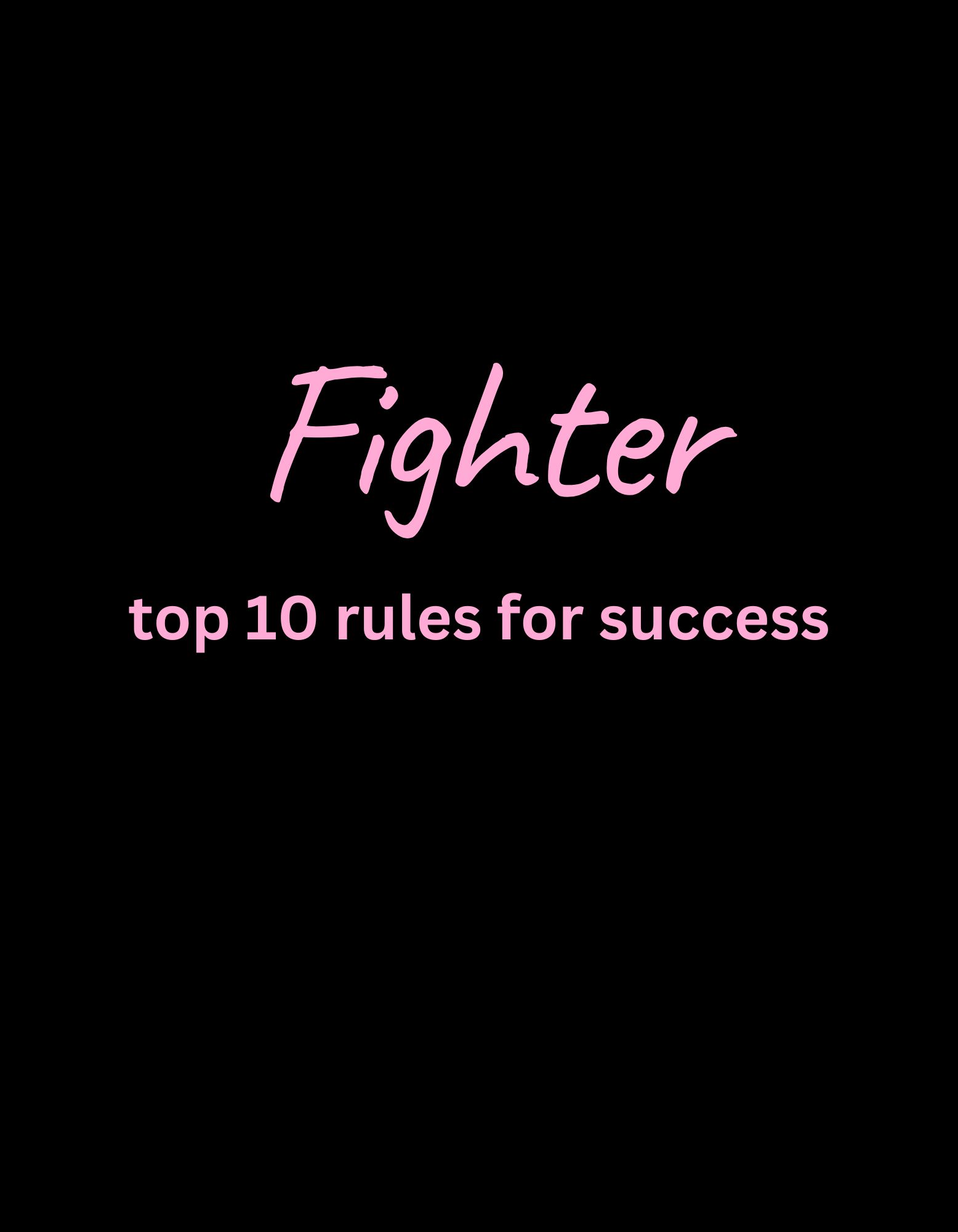 top 10 rules for success